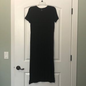 H&M black maxi dress